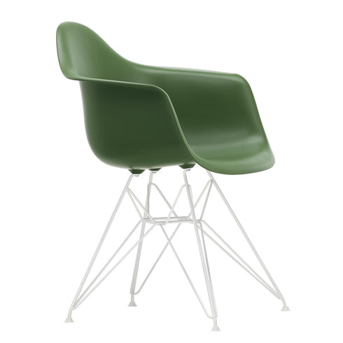 Cadeira de Braços em Plástico Eames DAR / Base Branca